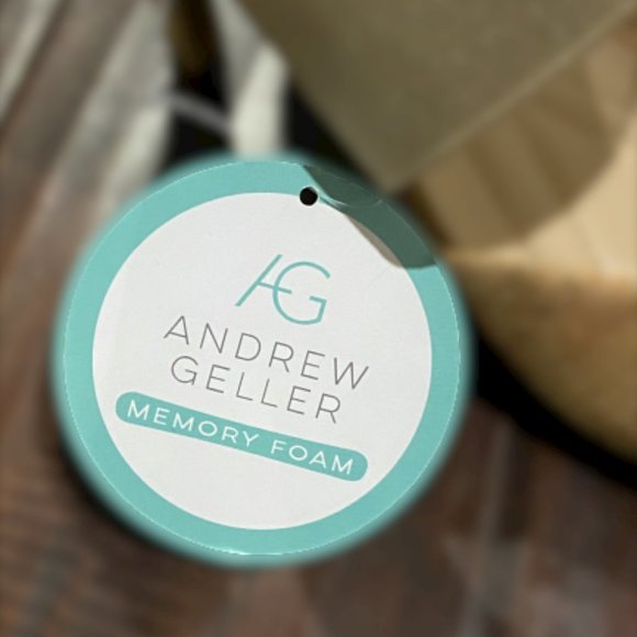 New Andrew Geller Memory Foam Slip On Cork Upper Beige Pump Heels Shoes Size 11M - Picture 8 of 8